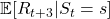 \mathbb{E} [R_{t + 3}  | S_t =s]