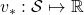 v_{\ast}: \mathcal{S} \mapsto \mathbb{R}