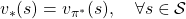 v_{\ast}(s) = v_{\pi ^{\ast}}(s), \quad \forall s \in \mathcal{S}