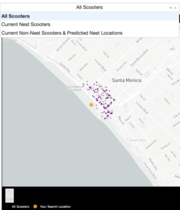 Drop-Down Map View filtering based on Nest Classification