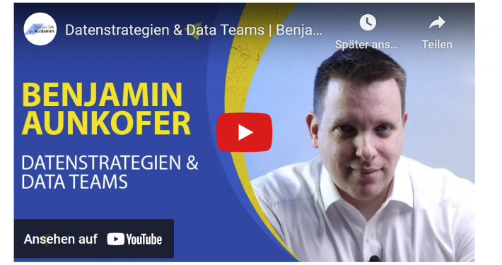 Interview Benjamin Aunkofer - Datenstrategien und Data Teams entwickeln!