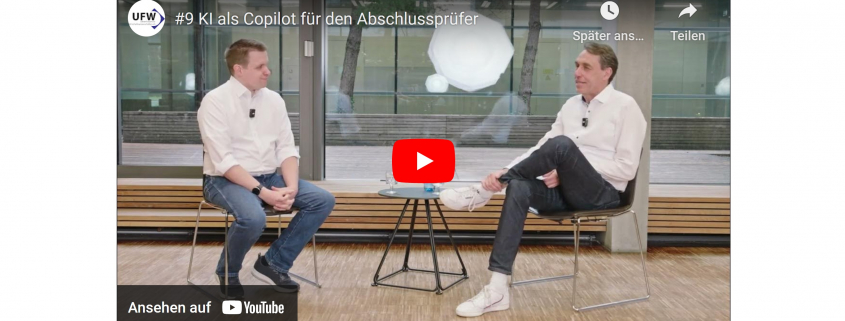 Benjamin Aunkofer von AUDAVIS im Interview mit Prof. Kai-Uwe Marten über KI als Co-Pilot in der Jahresabschlussprüfung.